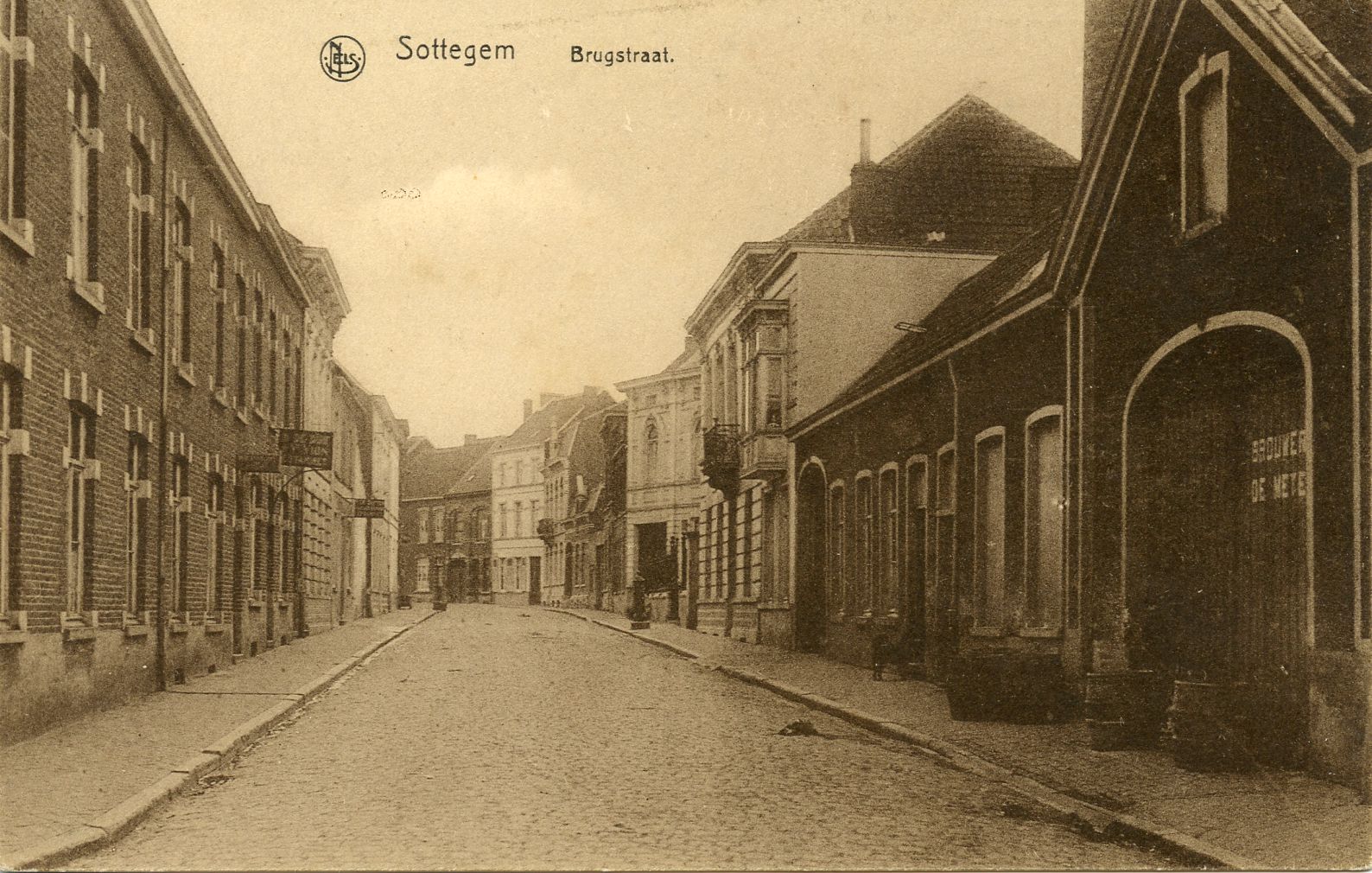 Oude Brugstraat i Zottegem